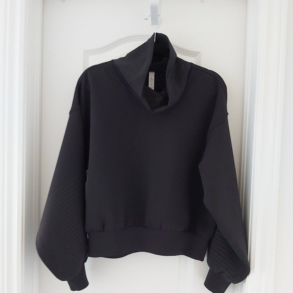 lululemon athletica Black Funnel Neck Pullover - Picture 1 of 2